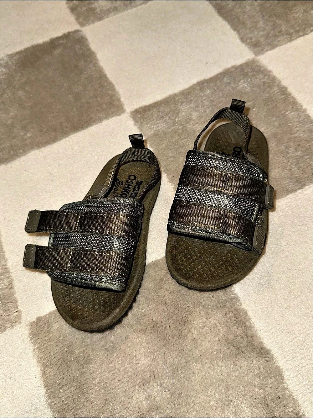Vintage OshKosh B'gosh Oliver-B Sandal Girls Sandals Brown & Gray